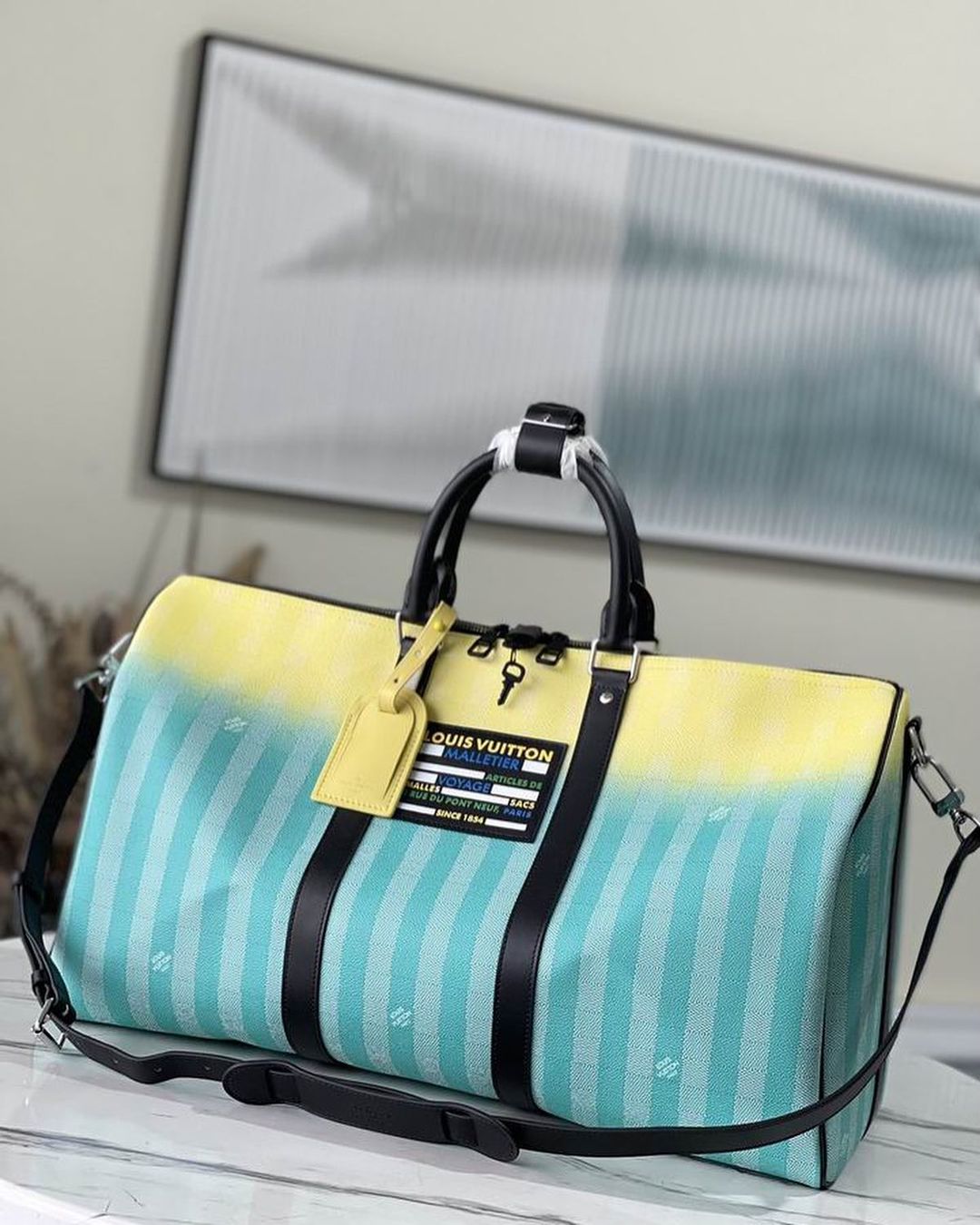 Louis Vuitton Keepall Bandoulière 55 Monogram Duffle Bag Review
