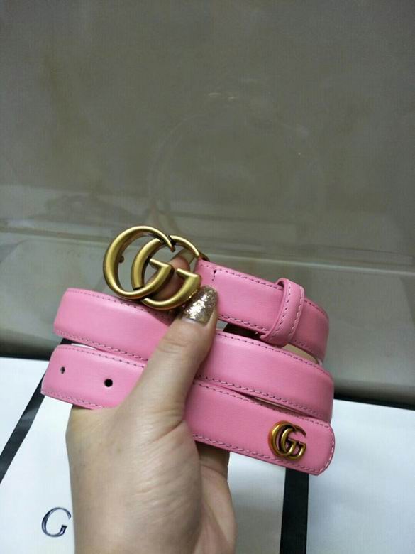 GG Marmont Leather Belt Bag in Pink - Gucci