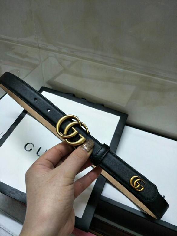 Gucci GG Marmont Leather Belt