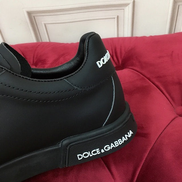 Dolce & Gabbana Calfskin Nappa Portofino Sneakers