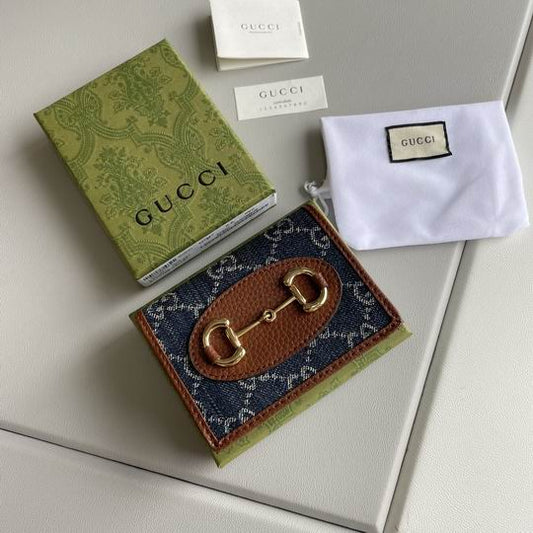 Gucci Horsebit 1955 Card Case Wallet