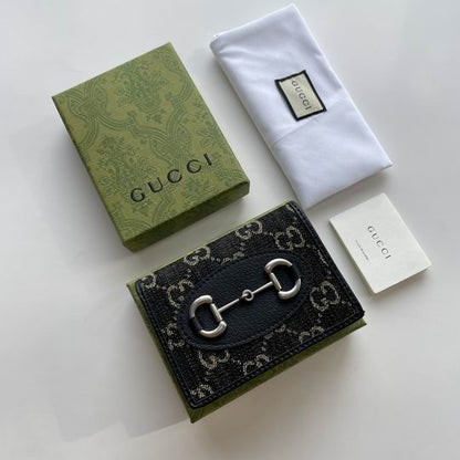 Gucci Horsebit 1955 Card Case Wallet