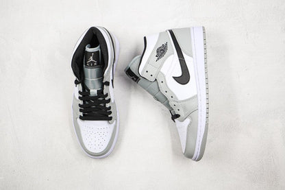 Air Jordan 1 Mid Light Smoke Grey