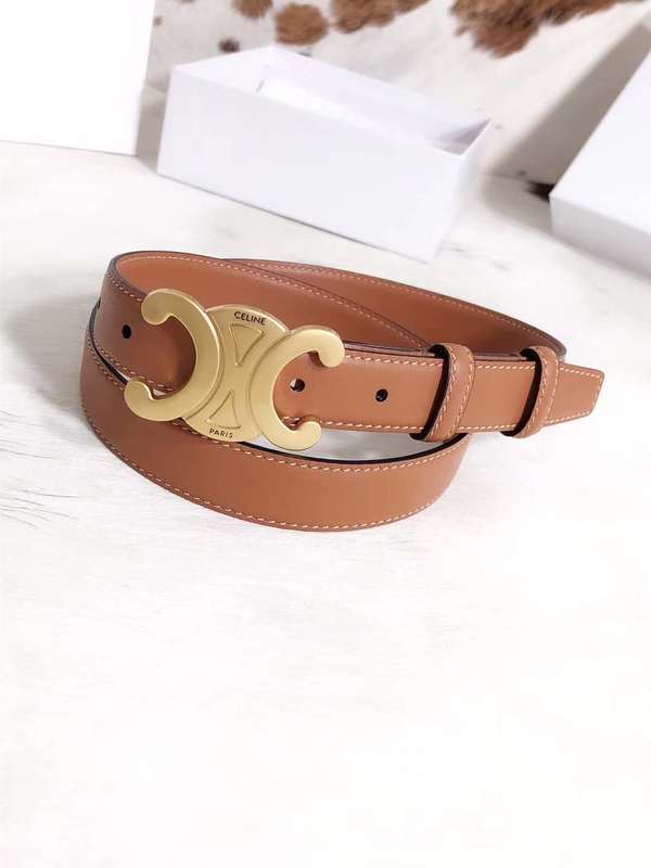 Triomphe belt in smooth calfskin hot sale