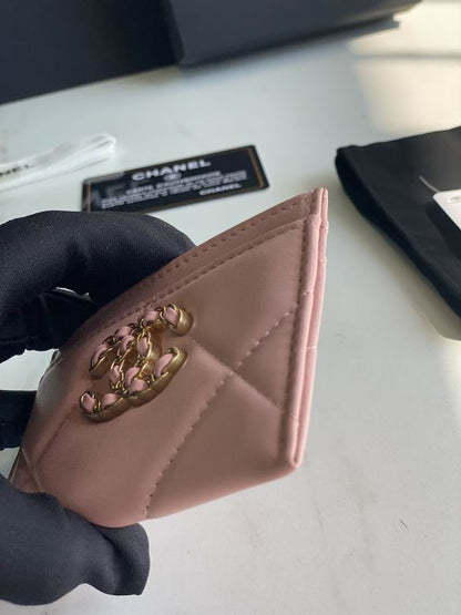 Chanel 19 Card Holder