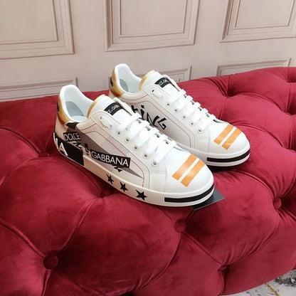 Dolce & Gabbana Calfskin Nappa Portofino Sneakers