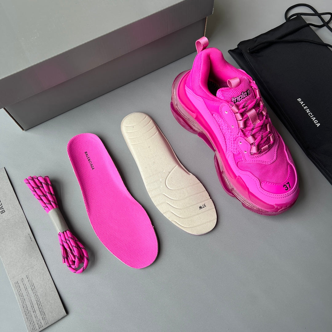 Balenciaga triple store s pink mens