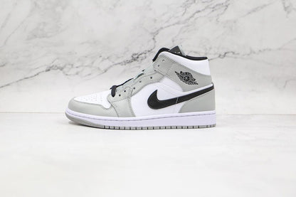 Air Jordan 1 Mid Light Smoke Grey