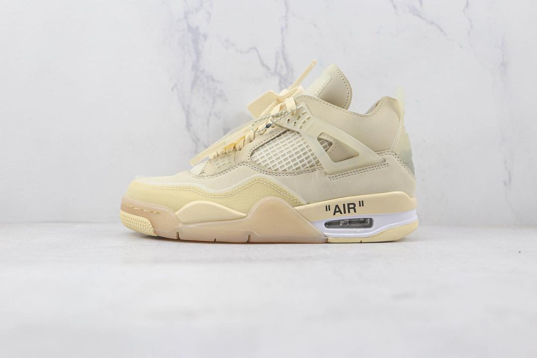 Air jordan 4 hot sale x off white