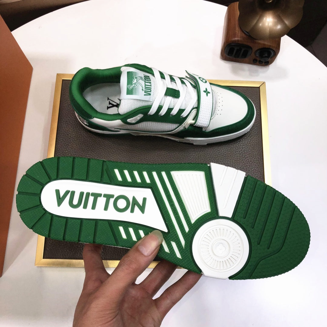 Louis Vuitton LV Trainer Sneaker White #54 – The Luxury Shopper
