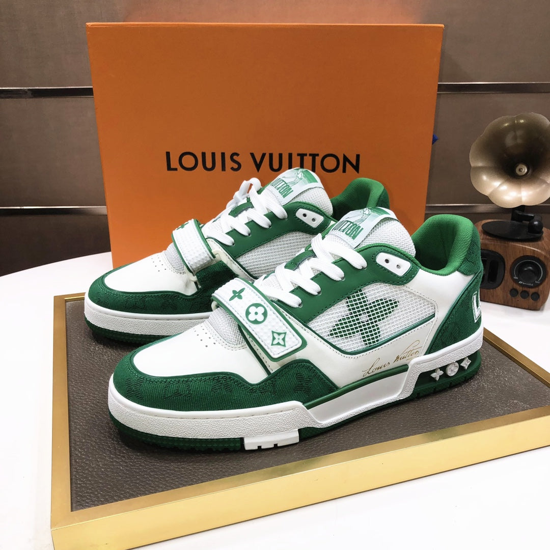 Louis Vuitton LV Trainer Sneaker Blue – The Luxury Shopper