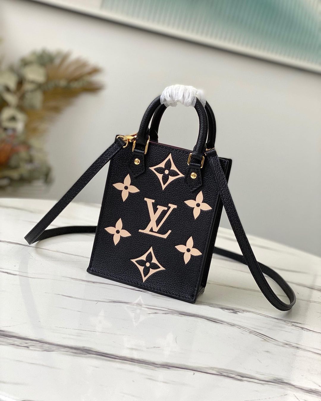 Louis Vuitton Petit Sac Plat (Black)