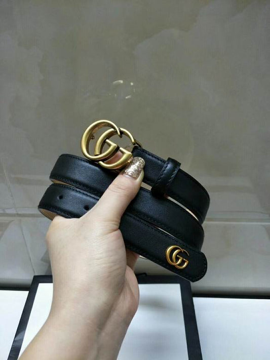 Gucci GG Marmont Leather Belt