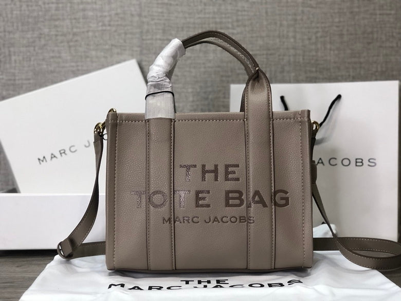 Marc Jacobs The Leather Mini Tote Bag (Brown)