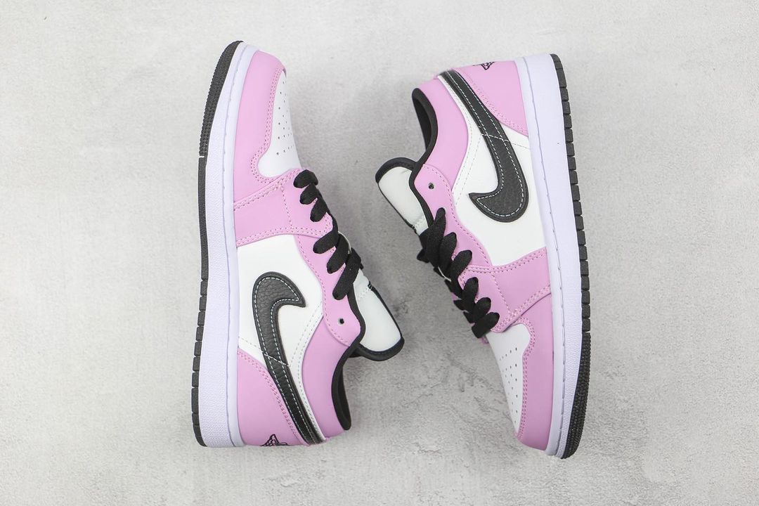 Air Jordan 1 Low Violet Shock White Black