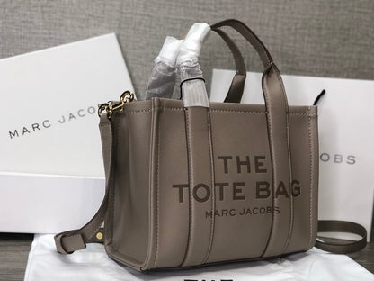 Marc Jacobs The Leather Mini Tote Bag (Brown)