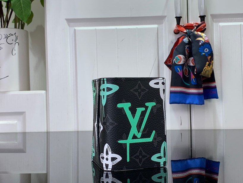 Louis Vuitton LV x YK Pocket organizer Black Leather ref.748806 - Joli  Closet