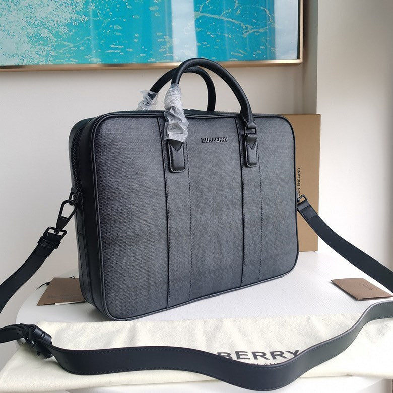 Burberry Check Ainsworth Briefcase Luxxe