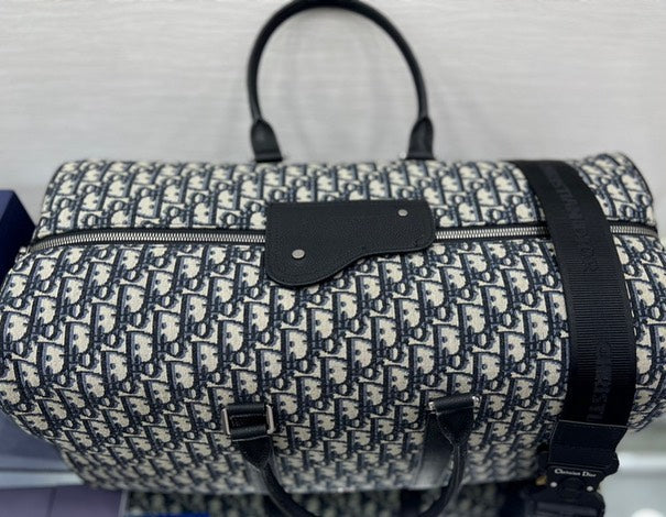 Dior Lingot 50 Bag Black Dior Oblique Jacquard