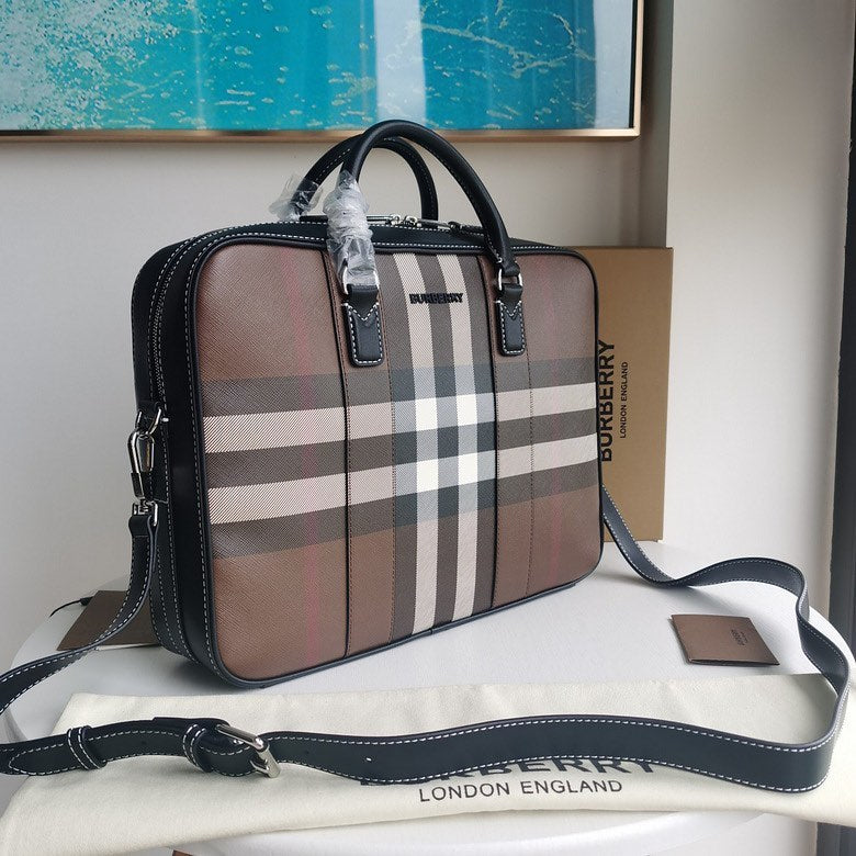 Burberry cheap briefcase sale