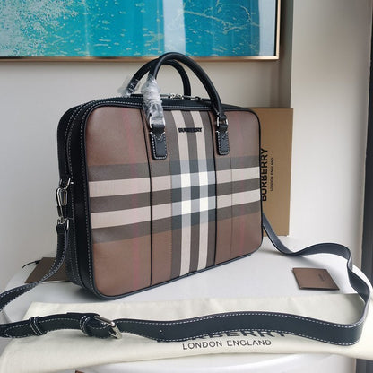 Burberry Check Ainsworth Briefcase