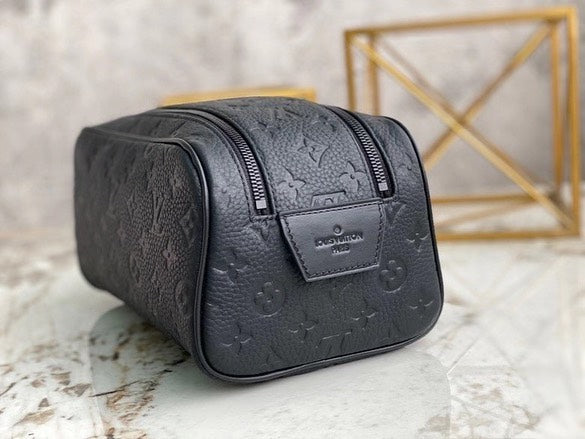 Louis Vuitton Dopp Kit Toilet Pouch Black Luxxe