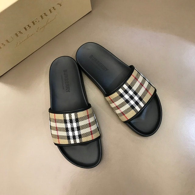 Burberry slides discount replica