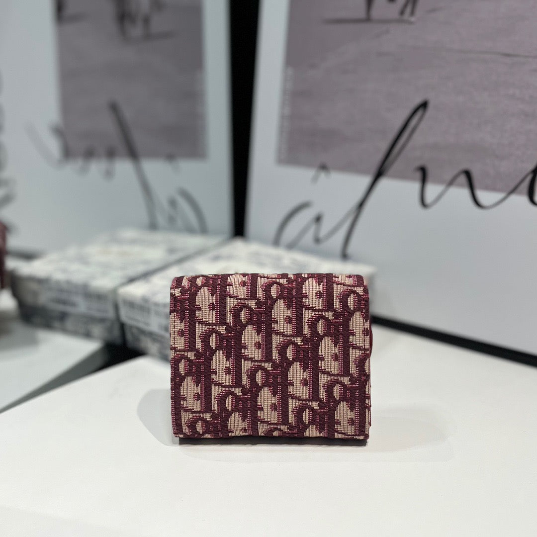 Christian dior saddle online card holder