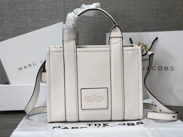 Marc Jacobs White Leather deals Tote Bag