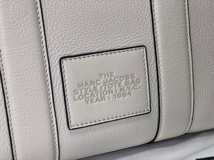 Marc Jacobs The Leather Mini Tote Bag (White)