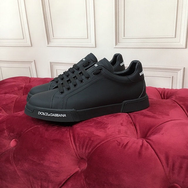 Dolce & Gabbana Calfskin Nappa Portofino Sneakers