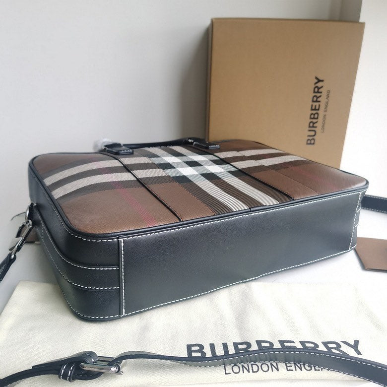 Burberry Check Ainsworth Briefcase