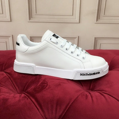 Dolce & Gabbana Calfskin Nappa Portofino Sneakers