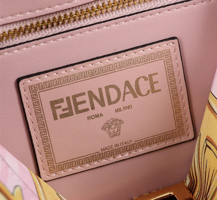 Fendi x Versace Fendace Pink Mini Peekaboo – Luxxe