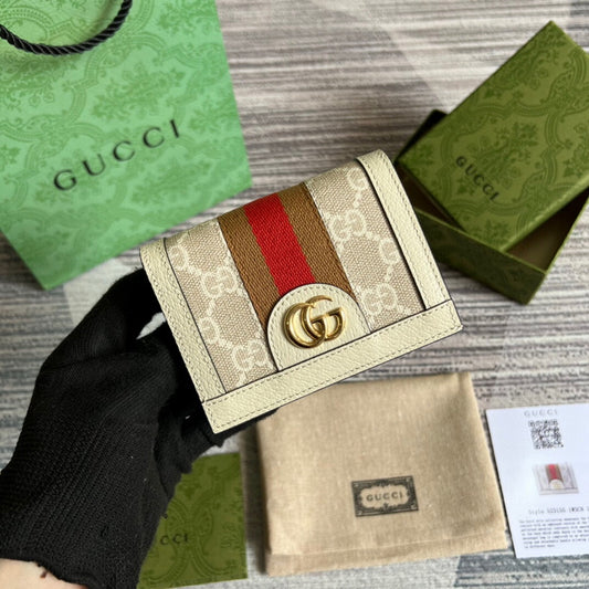 Gucci Ophidia GG Card Case Wallet